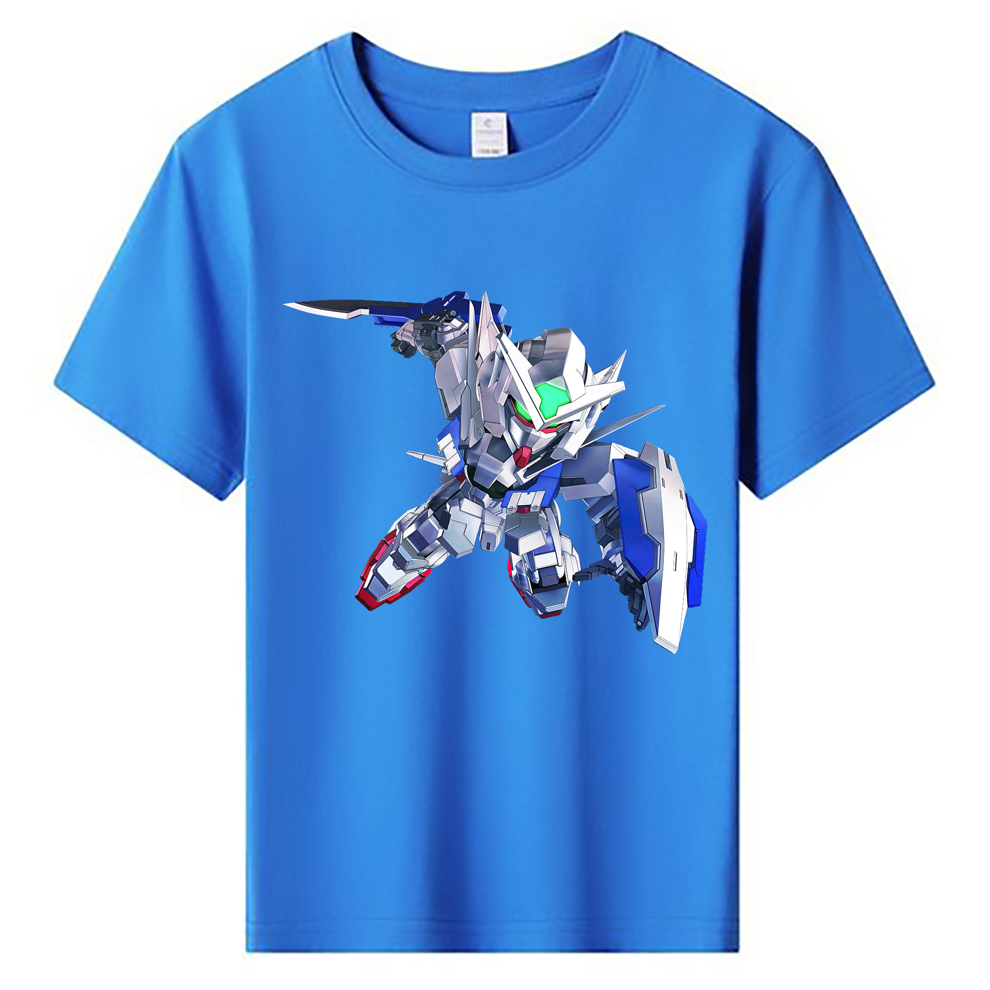 （画像用） 機動戦士ガンダム Mobile Suit Gundam 綿100％キッズTシャツ（フロントプリント）